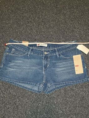 Levi's Women's Medium Blue Denim Shorts